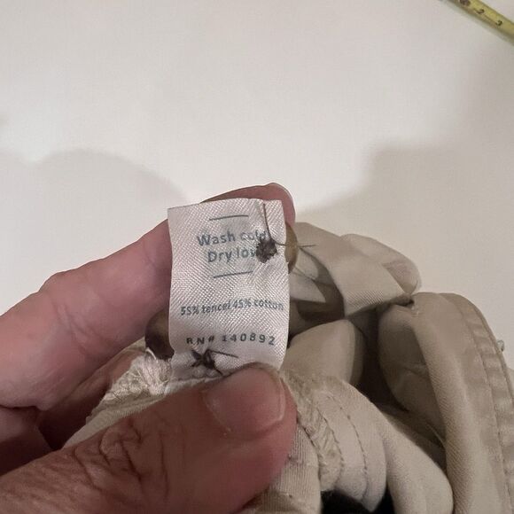 Marine Layer Jumpsuit Womens Small Beige Short Sleeve Button Front Utility - Picture 7 of 11